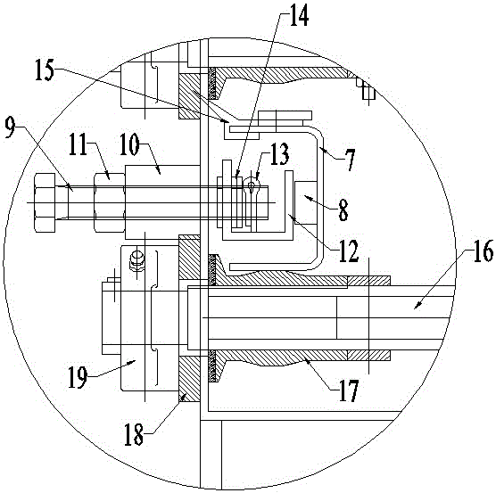 推拉網(wǎng)架式直線振動(dòng)篩結(jié)構(gòu)圖